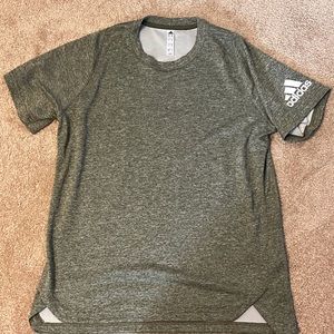 Green, short sleeve, Adidas